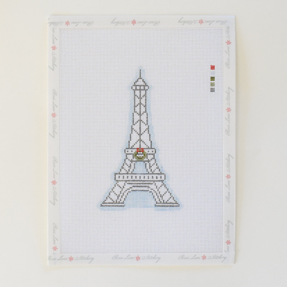 Eiffel Tower Holiday Canvas